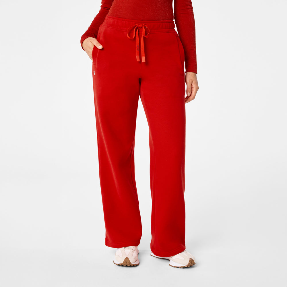 women's Winning Red Off-Shift Wide Leg - Sweatpant™