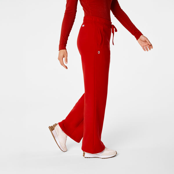 women's Winning Red Off-Shift Wide Leg - Sweatpant™