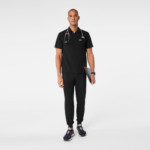 men's Black Arad Polo - Scrub Top