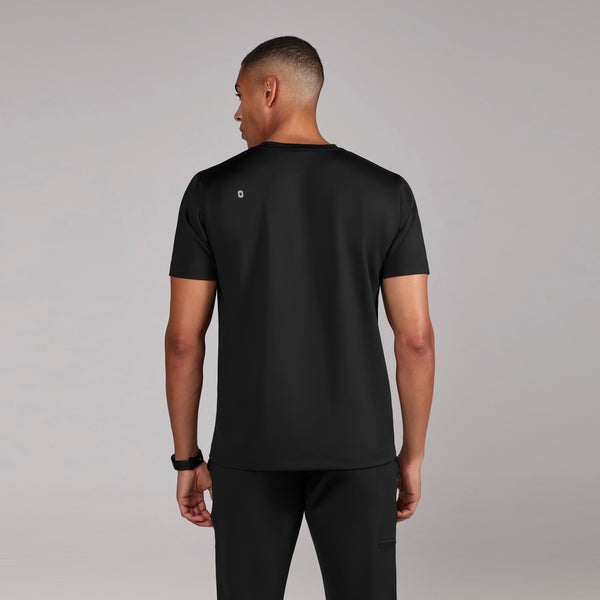 men's Black Darien FORMx - Crewneck Scrub Top