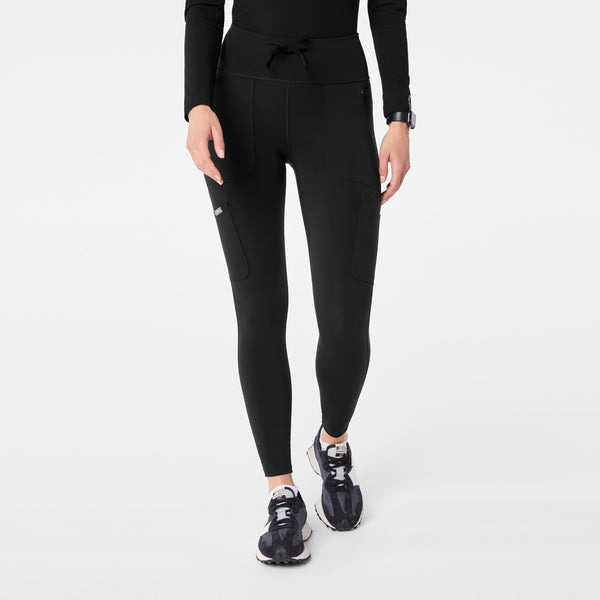 women's Black High Waisted Ashland - Skinny ScrubLegging™