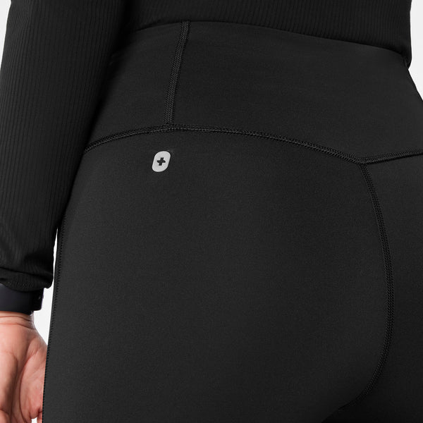women's Black High Waisted Ashland - Flare ScrubLegging™