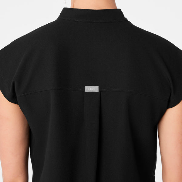 women's Black Rafaela - Tunic Scrub Top™