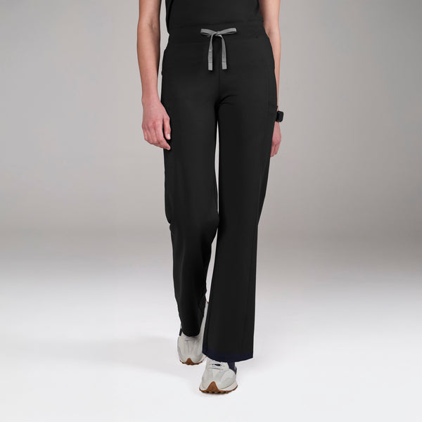women's Black Valle FORMx Straight Leg - Scrub Pant