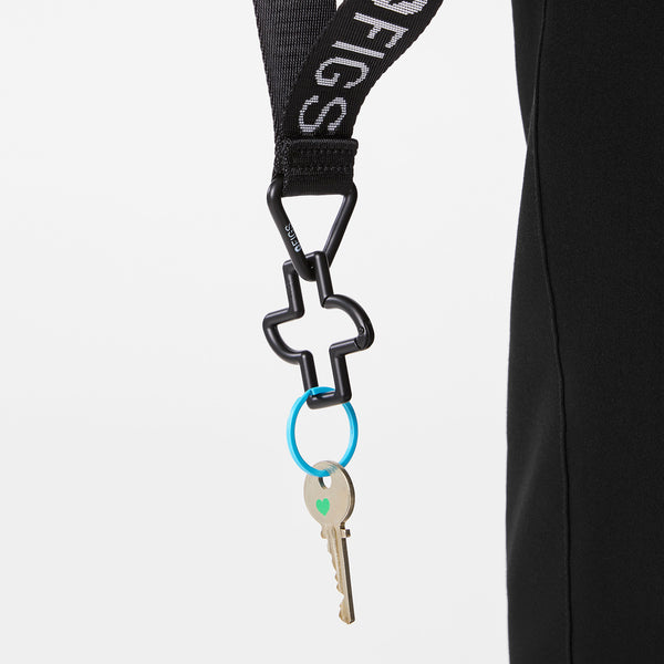Unisex Black Wristlet Keychain