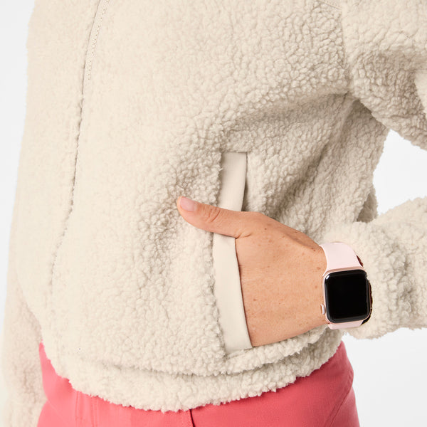 women's Bone On-Shift High Pile - Fleece Bomber Jacket™