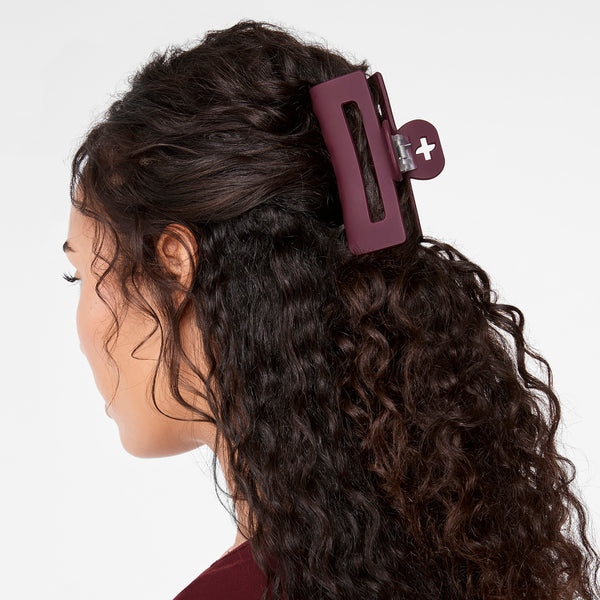 Burgundy FIGS Claw Clip