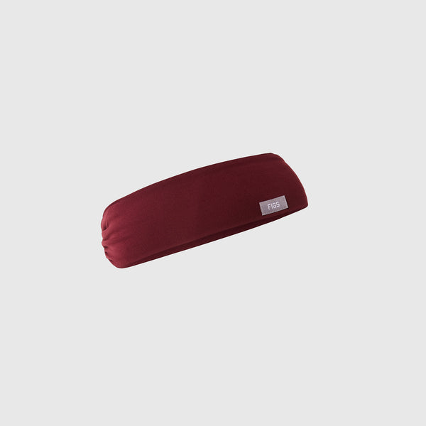 Burgundy Cinched Headband