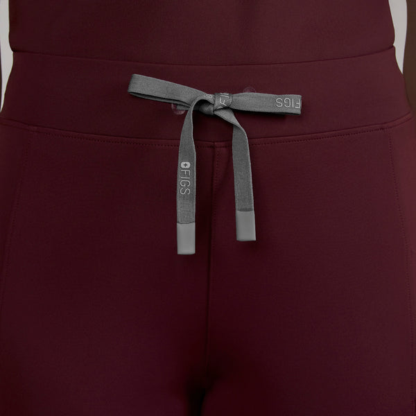 women's Burgundy Valle FORMx Straight Leg - Scrub Pant