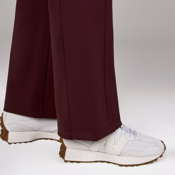 women's Burgundy Valle FORMx Straight Leg - Scrub Pant