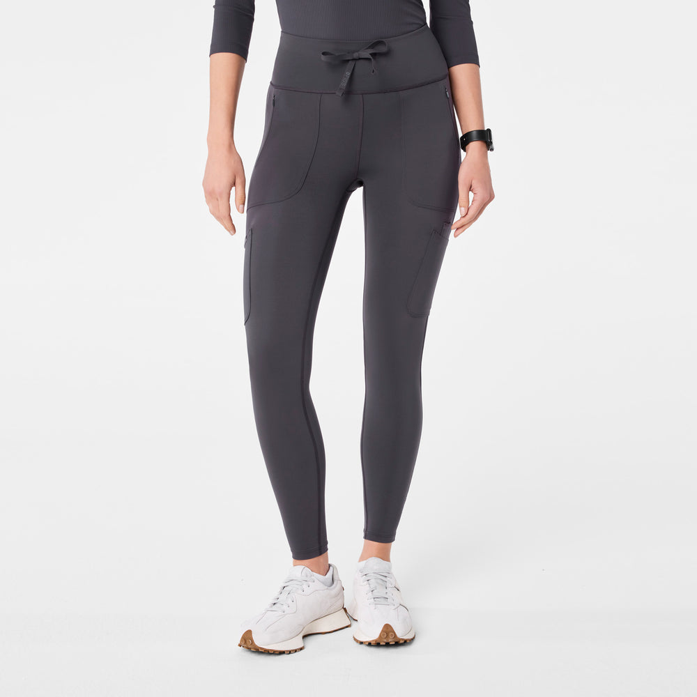 women's Charcoal High Waisted Ashland - Skinny ScrubLegging™