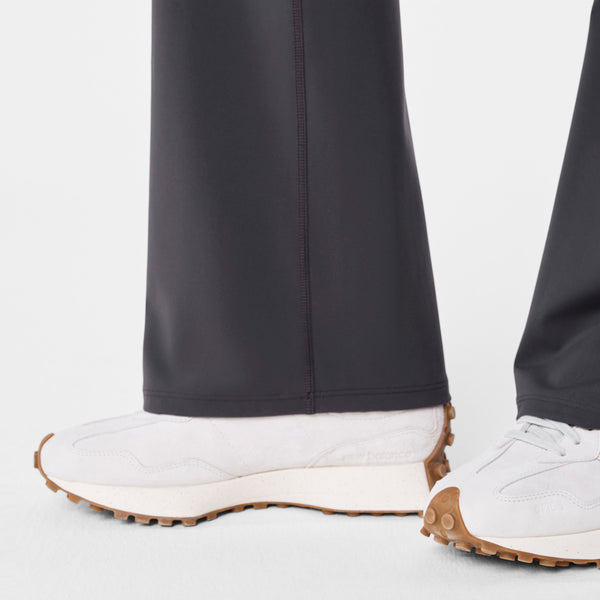 women's Charcoal High Waisted Ashland - Flare ScrubLegging™