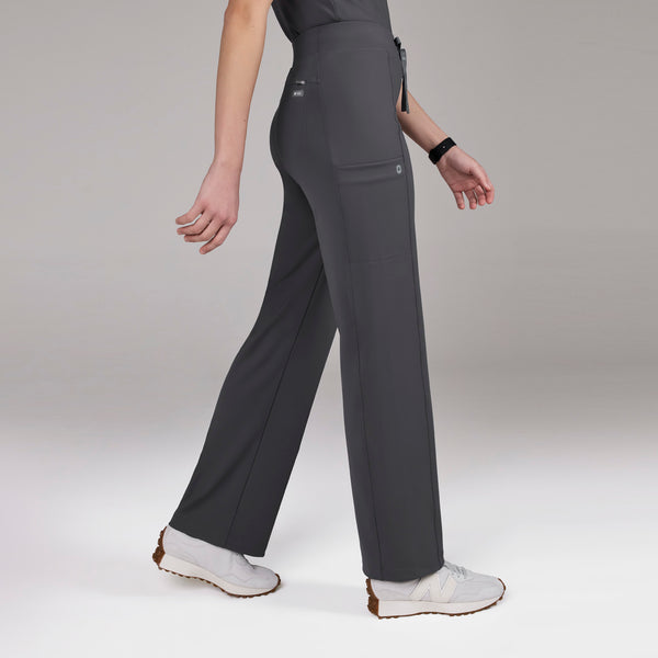 women's Charcoal Valle FORMx Straight Leg - Scrub Pant