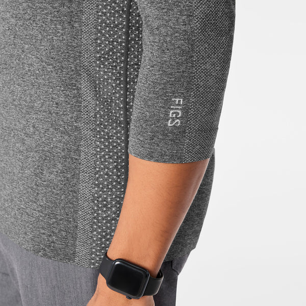 men's Graphite Makato Seamless ¾ Sleeve - Underscrub