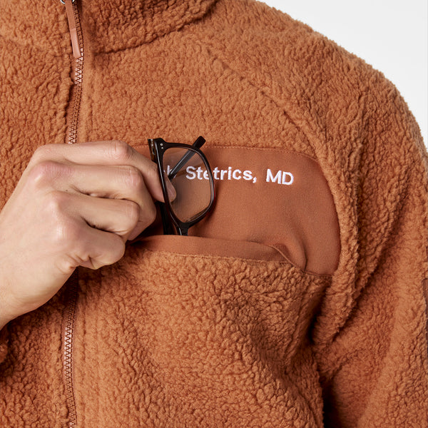 men's Mocha On Shift High Pile - Bomber Jacket™