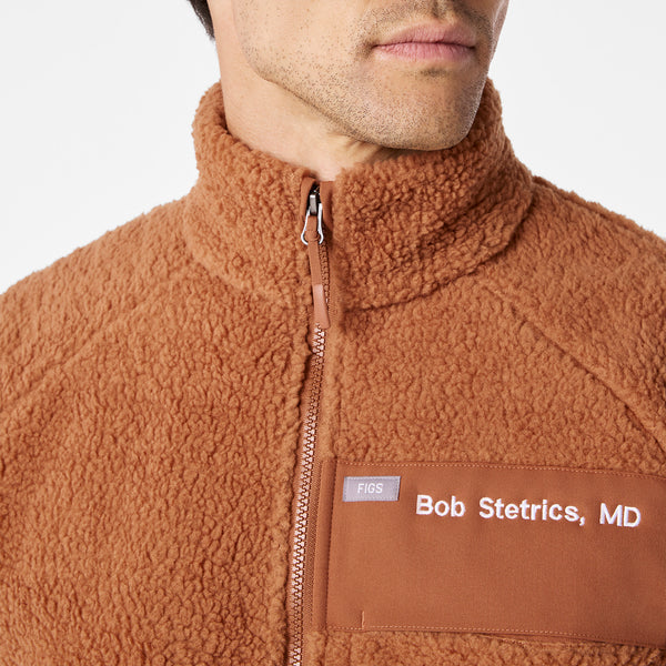 men's Mocha On Shift High Pile - Bomber Jacket™