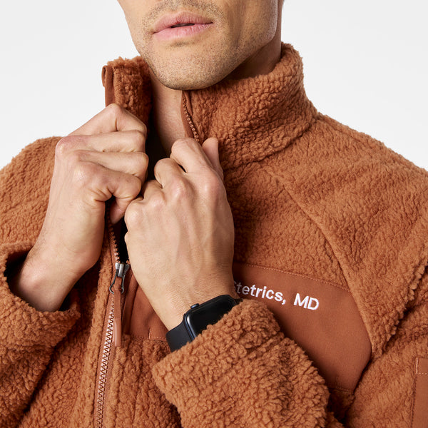men's Mocha On Shift High Pile - Bomber Jacket™