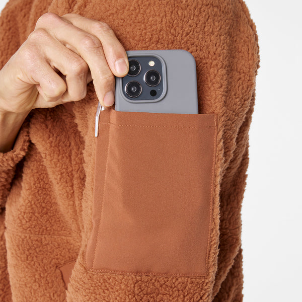 men's Mocha On Shift High Pile - Bomber Jacket™