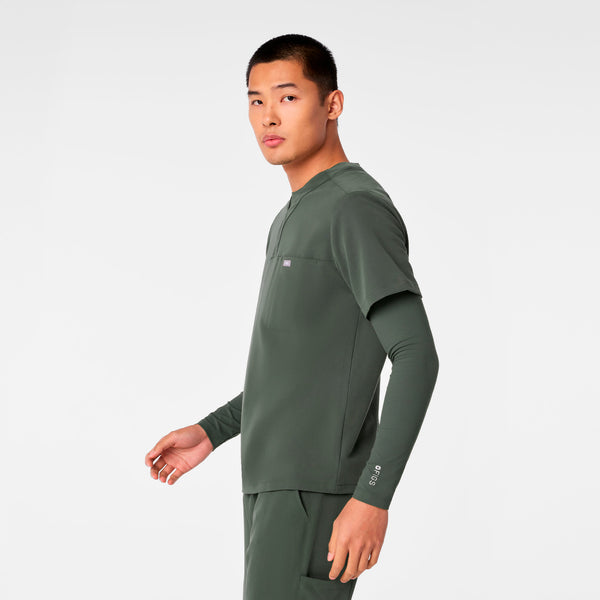 men's Moss Surrey - V-Neck Scrub Top