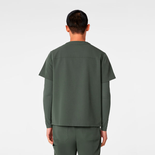 men's Moss Surrey - V-Neck Scrub Top