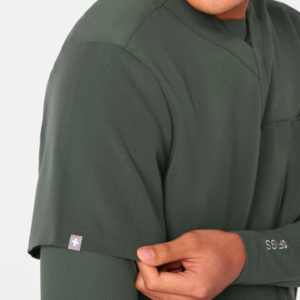 men's Moss Surrey - V-Neck Scrub Top