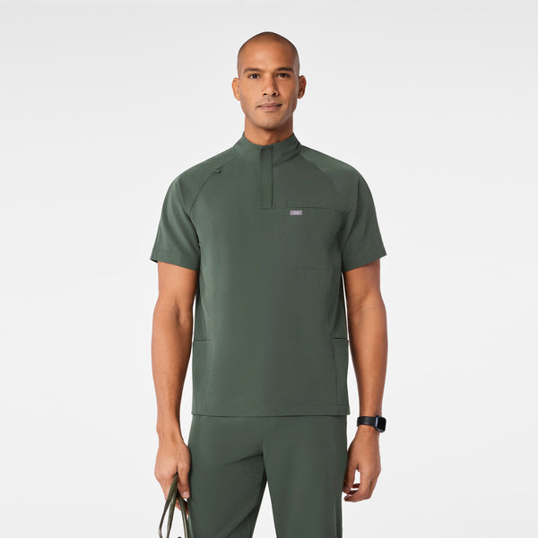 men's Moss Timmons - Mock Neck ¼ Zip Scrub Top