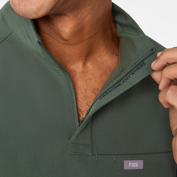 men's Moss Timmons - Mock Neck ¼ Zip Scrub Top