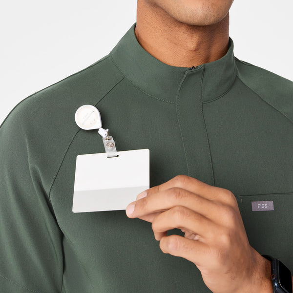 men's Moss Timmons - Mock Neck ¼ Zip Scrub Top