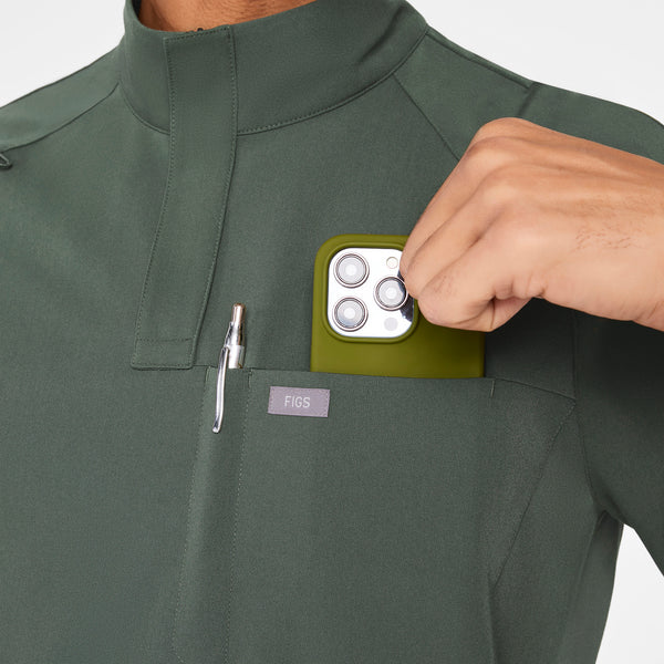 men's Moss Timmons - Mock Neck ¼ Zip Scrub Top