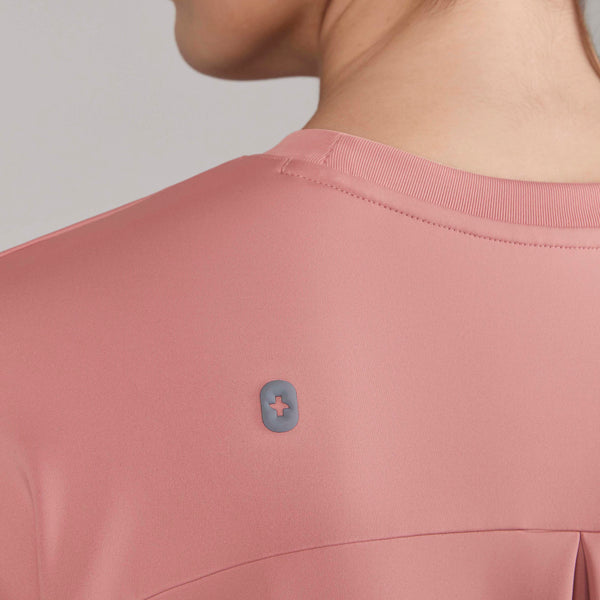 women's Muted Mulberry Cornelia FORMx Crewneck - Scrub Top™