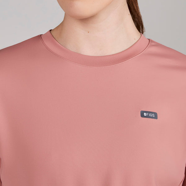 women's Muted Mulberry Cornelia FORMx Crewneck - Scrub Top™