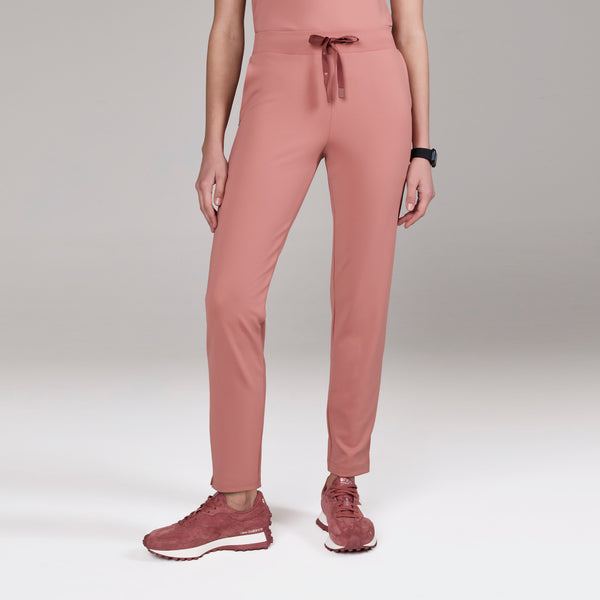 women's Muted Mulberry Tena FORMx Slim Tapered - Petite Scrub Pant™
