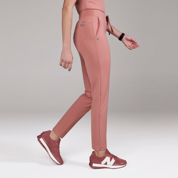 women's Muted Mulberry Tena FORMx Slim Tapered - Petite Scrub Pant™