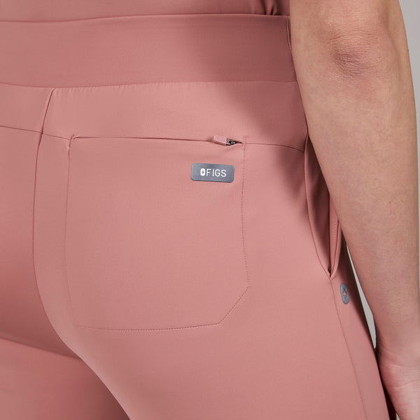 women's Muted Mulberry Tena FORMx Slim Tapered - Petite Scrub Pant™