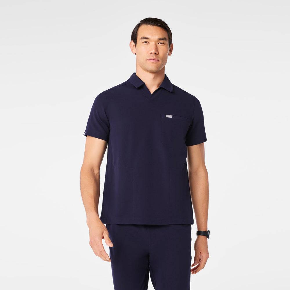 men's Navy Arad Polo - Scrub Top