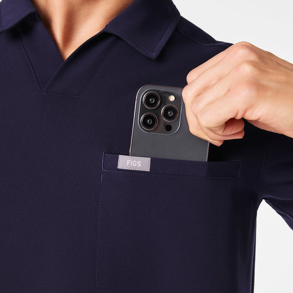 men's Navy Arad Polo - Scrub Top