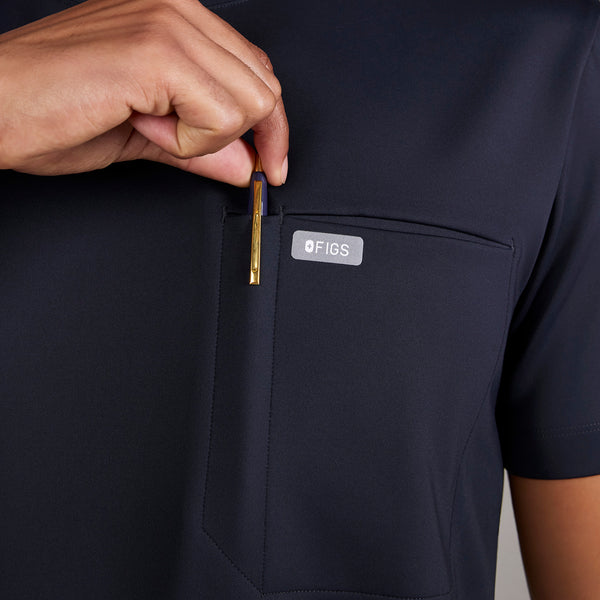 men's Navy Darien FORMx - Crewneck Scrub Top