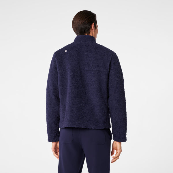 men's Navy On-Shift High Pile - Fleece Pullover Jacket™