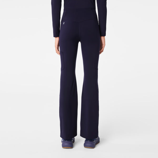 women's Navy High Waisted Ashland - Flare ScrubLegging™