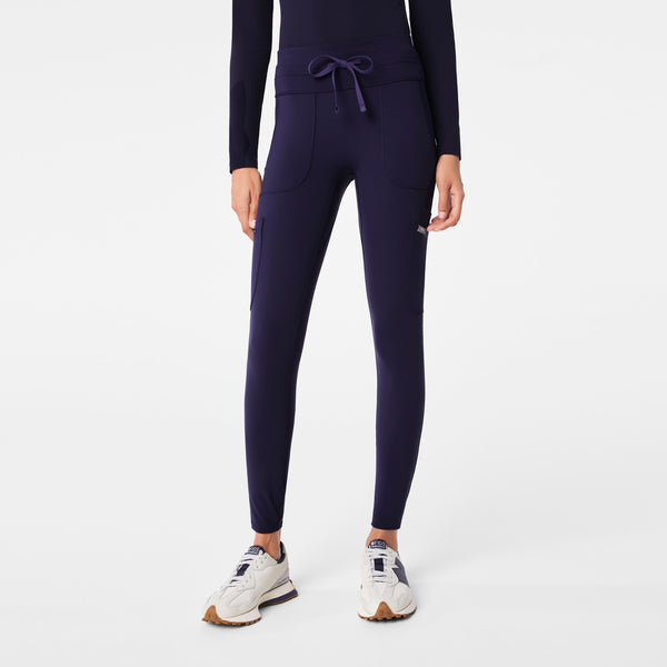 women's Navy High Waisted Ashland - Skinny ScrubLegging™