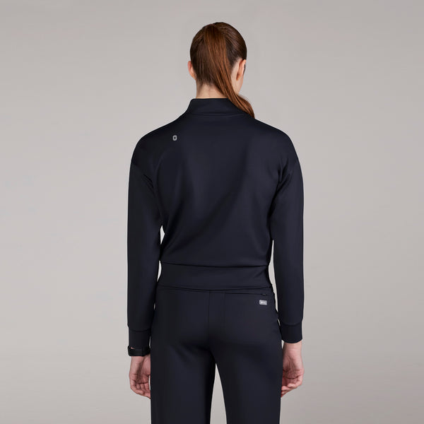 women's Navy Kenora FORMx - Mock Neck Longsleeve Scrub Top