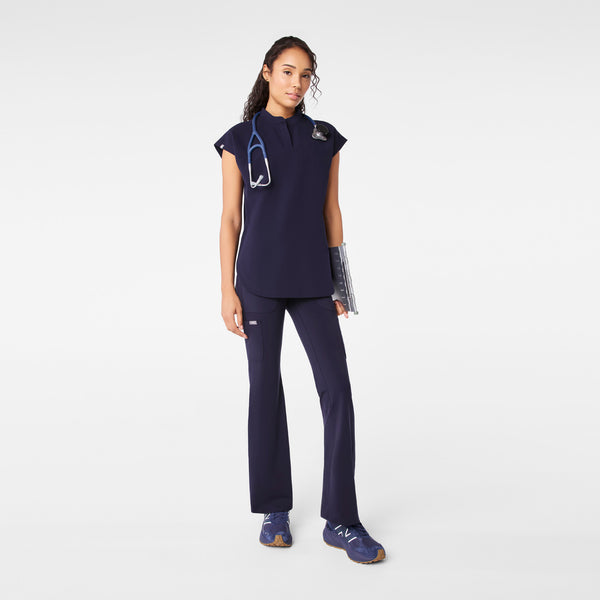 women's Navy Rafaela - Tunic Scrub Top™
