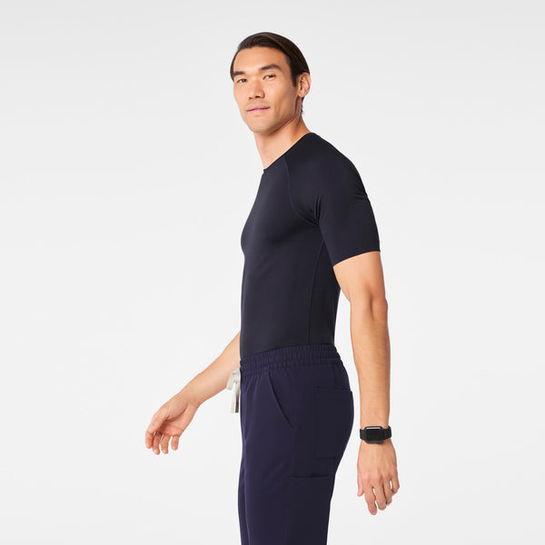 men's Navy Makato Seamless - Shortsleeve Underscrub