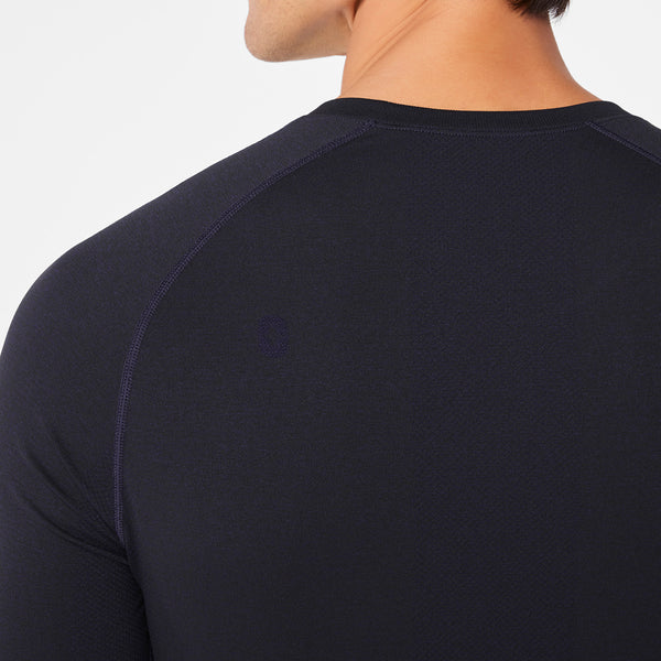 men's Navy Makato Seamless - Shortsleeve Underscrub
