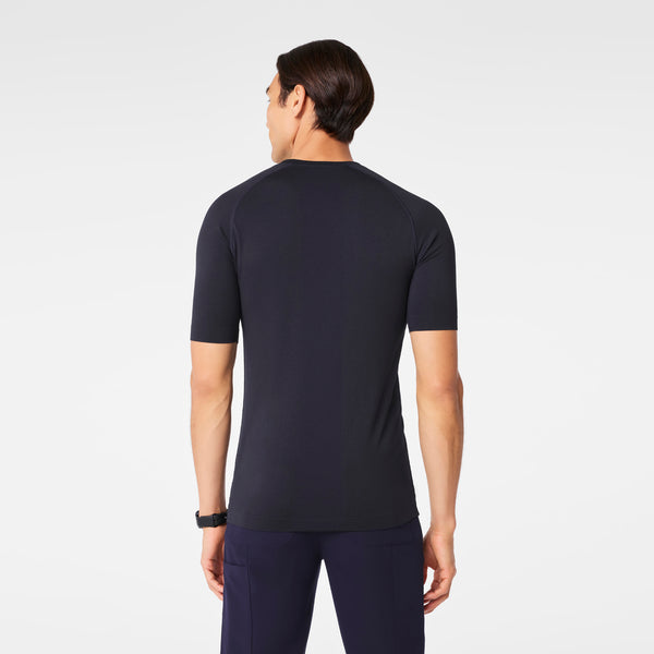 men's Navy Makato Seamless - Shortsleeve Underscrub