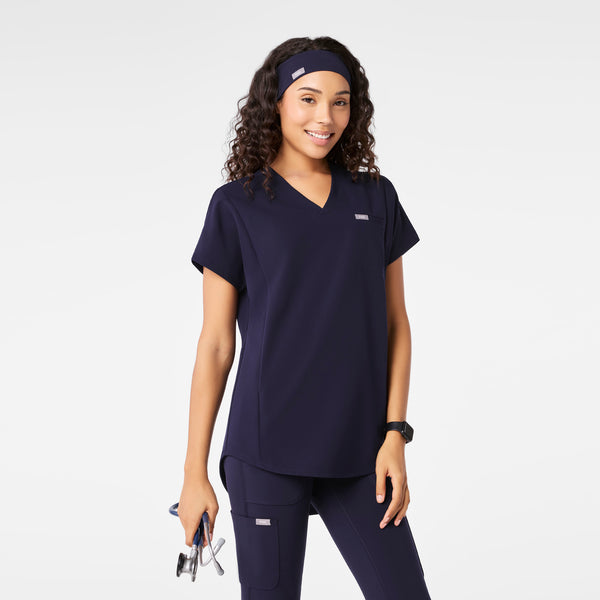 Navy Cinched Headband