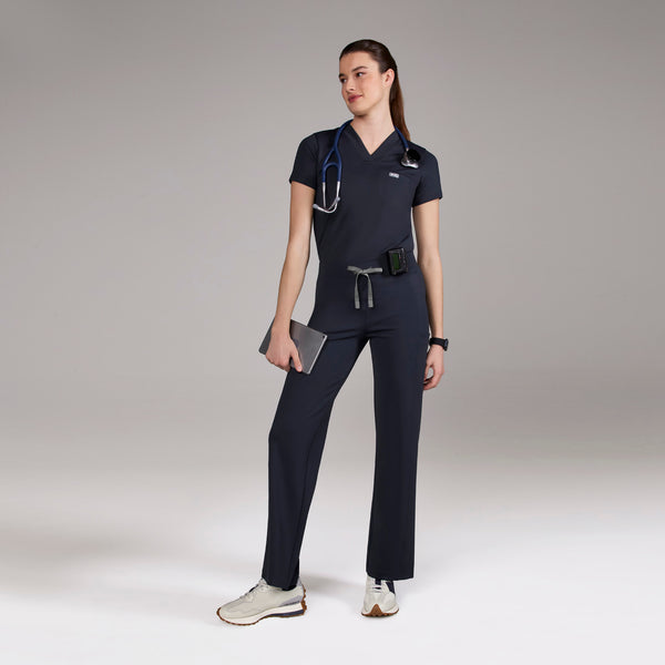 women's Navy Valle FORMx Straight Leg - Scrub Pant