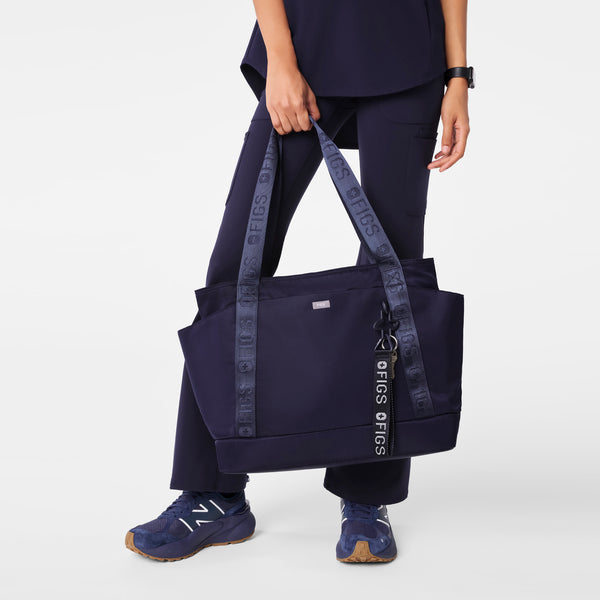 unisex Navy Wristlet Keychain