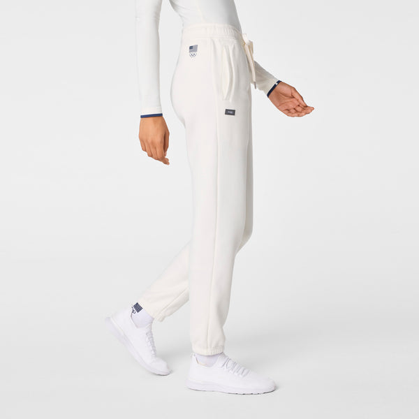 women's Off White FIGS x Team USA Off-Shift - Relaxed Jogger Sweatpants™