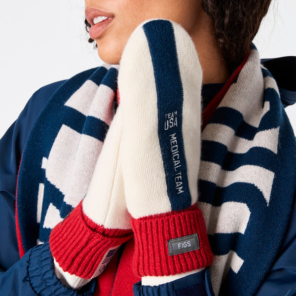 unisex Off White FIGS x Team USA - Knitted Gloves